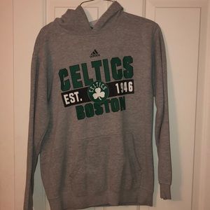Kids Adidas Boston Celtics Hoodie